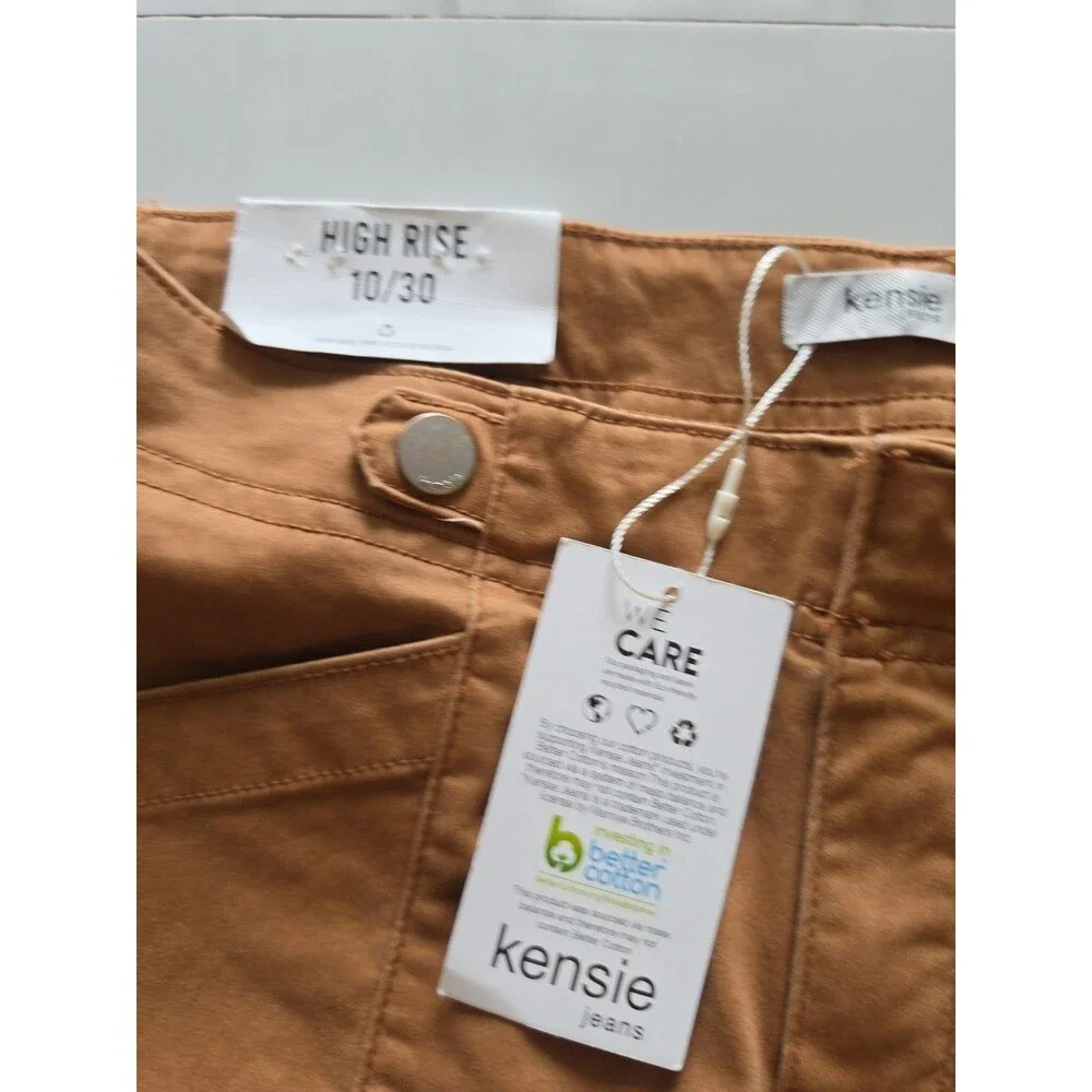 Kensie Jeans High-Rise  Size 10/30 (Caramel Color) Pants - New With Defects